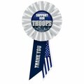 Goldengifts 3.25 x 6.5 in. Support Our Troops Rosette, Blue & White GO3335897